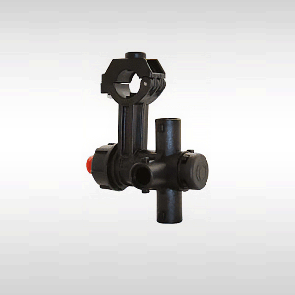 3 way nozzle holder with diaphragm check valve (compact series)